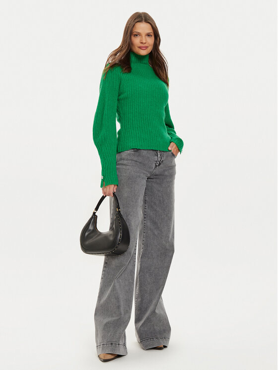 Liu Jo Liu Jo Džemper WF4361 MA57P Zelena Regular Fit