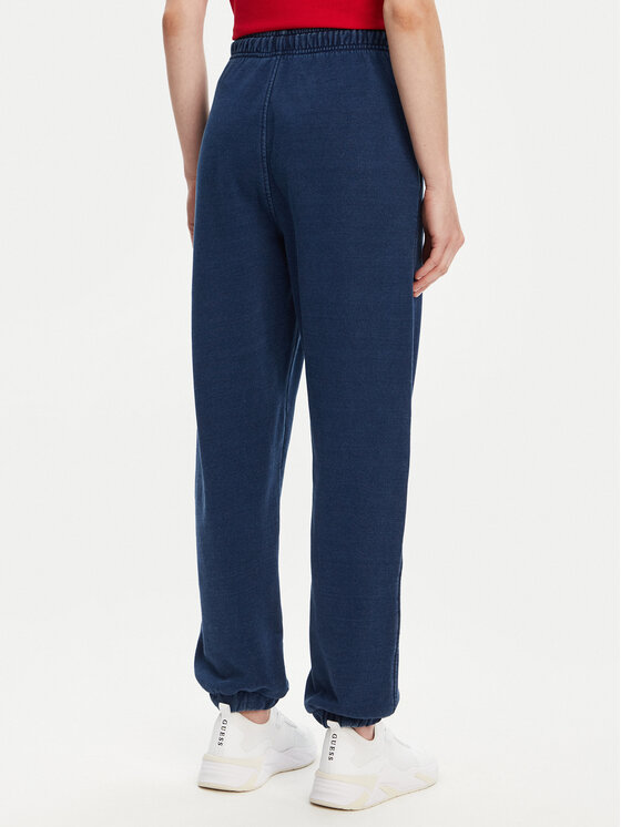 Guess Jeans Guess Jeans Spodnie dresowe W5YB65 KCXQ1 Granatowy Regular Fit