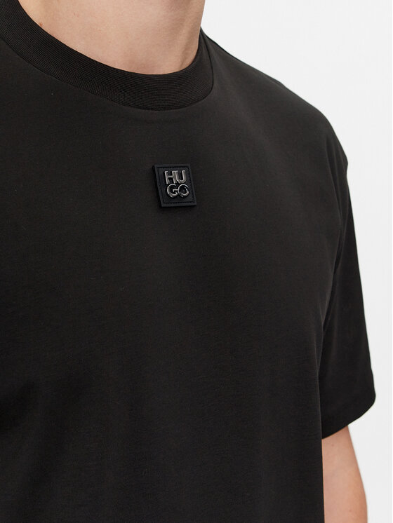 Hugo T-Shirt Dalile 50505201 Schwarz Regular Fit | Modivo.de