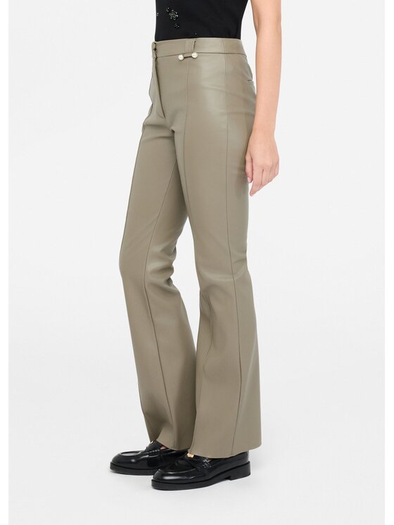 Liu Jo Liu Jo Pantaloni di tessuto CF5016E0624X0707 Verde Regular Fit