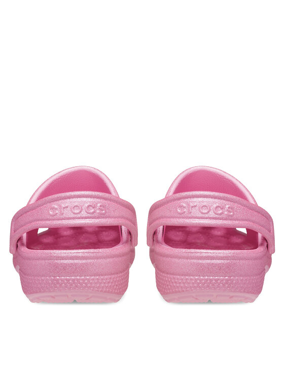 Crocs Crocs Natikače Classic Glitter Clog K 206993 Ružičasta