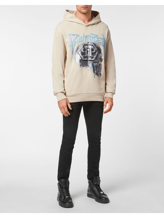 PHILIPP PLEIN PHILIPP PLEIN Felpa 2737 Beige Regular Fit