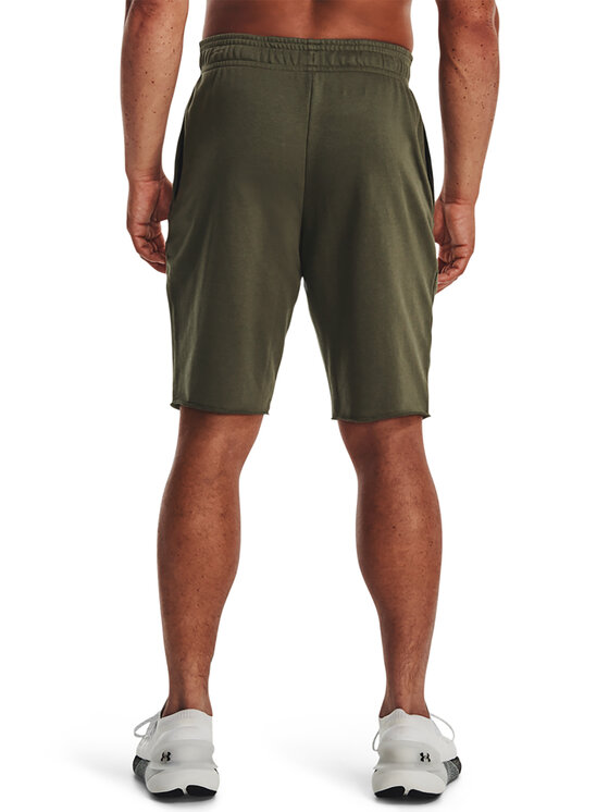 Under Armour Under Armour Sportske kratke hlače UA RIVAL TERRY SHORT 1361631 Kaki Regular Fit