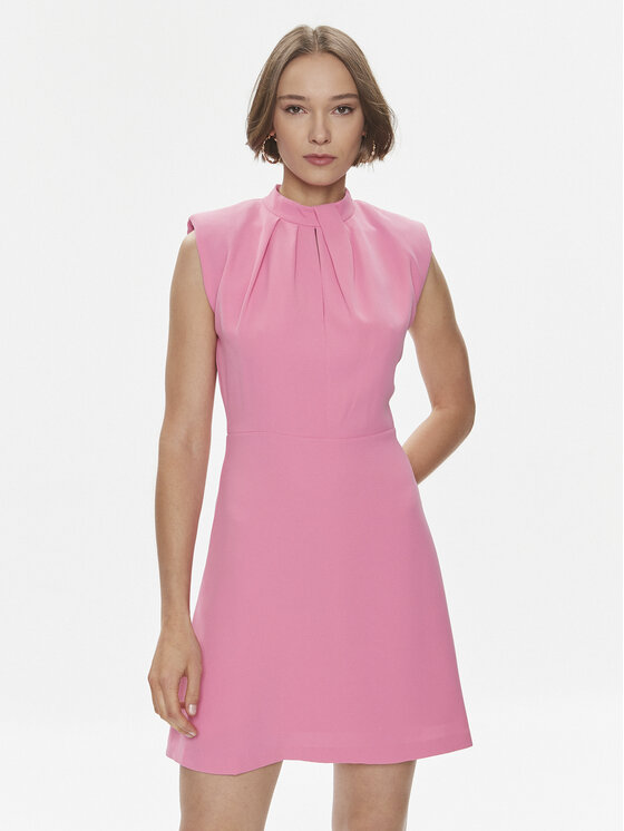 HUGO Hugo Cocktail obleka Kesana-1 50504460 Roza Regular Fit