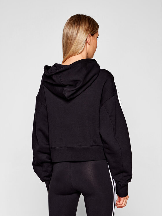 adidas Sweatshirt adicolor Classics Crop GN2890 Schwarz Loose Fit Modivo