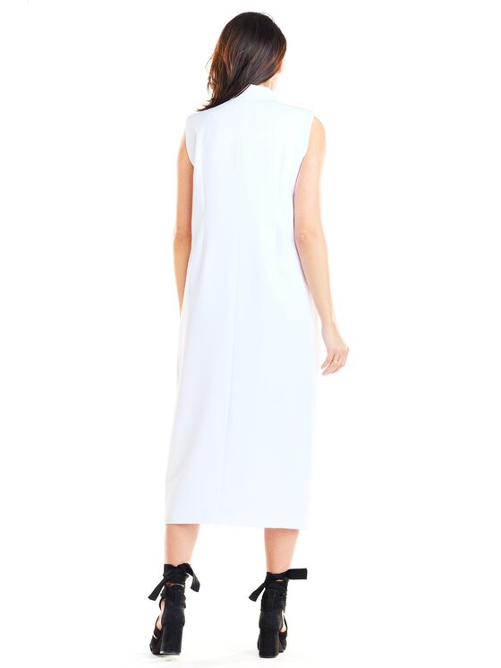 Awama Awama Kamizelka A279 Biały Basic Fit