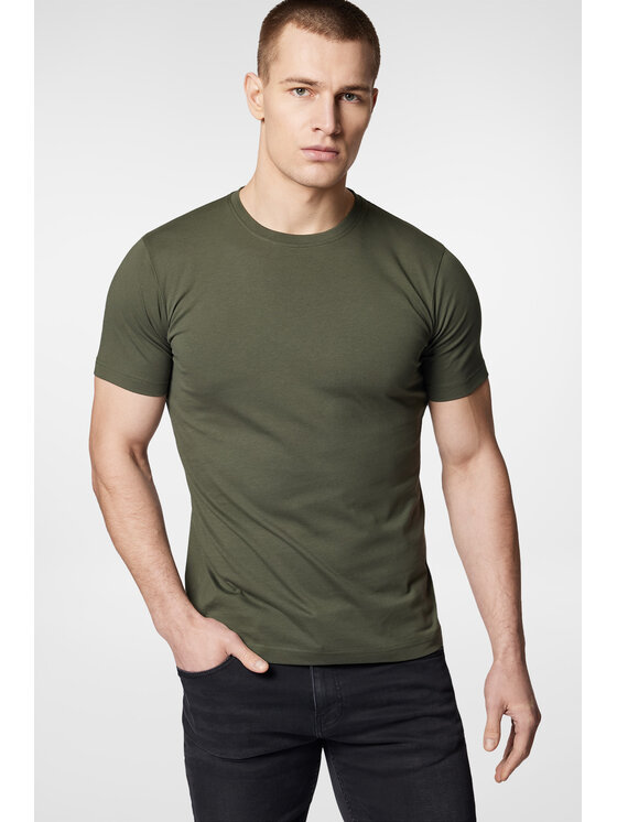 Próchnik Próchnik T-Shirt PM6 TS073124000036 Zielony Regular Fit