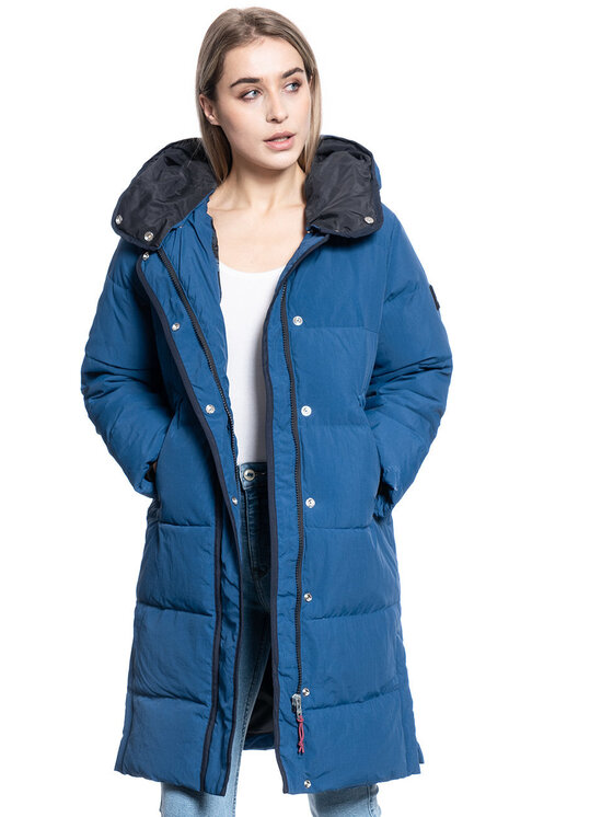 Lee Lee Giacca da donna LONG PUFFER Blu Regular Fit
