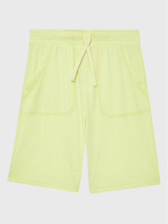 United Colors Of Benetton Pantaloni scurți sport 37YKC901P Verde Regular Fit