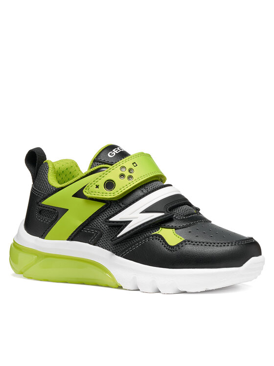 Geox Geox Сникърси J Ciberdron Boy J66LBB 0BC14 C0802 S Черен