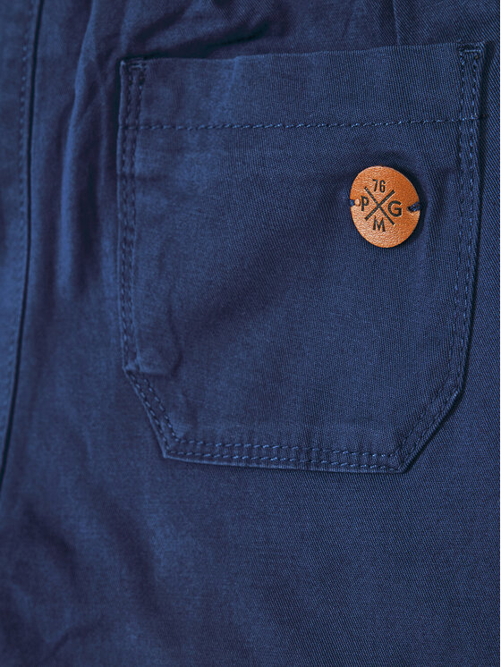 Primigi Primigi Hlače iz tkanine Gabardina 45121071 Mornarsko modra Regular Fit