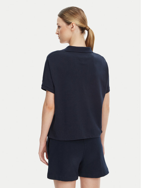 Tommy Hilfiger Tommy Hilfiger Pólóing WW0WW44512 Sötétkék Relaxed Fit