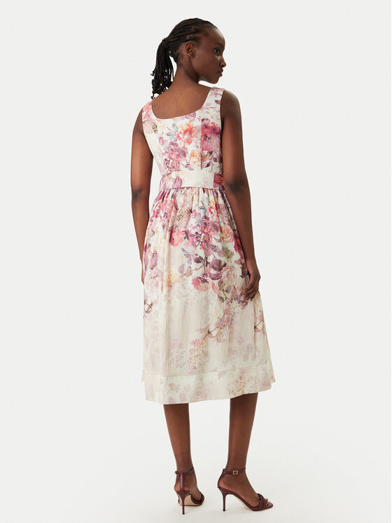 Rinascimento Rinascimento Kokteilikleit CFC0020272002 Kreemjas Regular Fit