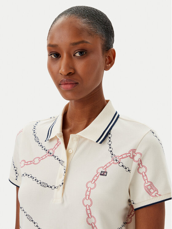 Tommy Hilfiger Tommy Hilfiger Haljina za svaki dan WW0WW45532 Bež Regular Fit
