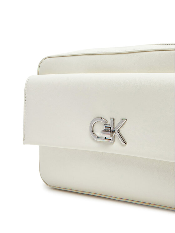 Calvin Klein Calvin Klein Torbica Ck Re-Lock Pocket Camera Bag LV04F3102G Écru