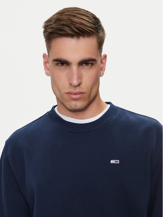 Tommy Jeans Tommy Jeans Felpa Flag DM0DM20496 Blu scuro Regular Fit
