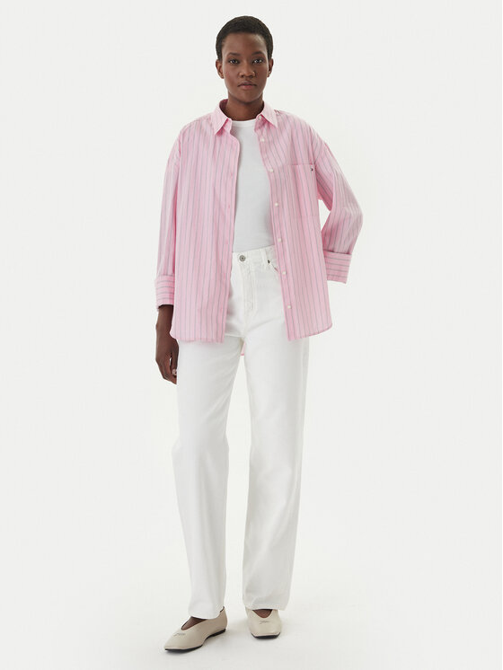 Tommy Jeans Tommy Jeans Džinsai Layla DW0DW22773 Balta Slim Fit