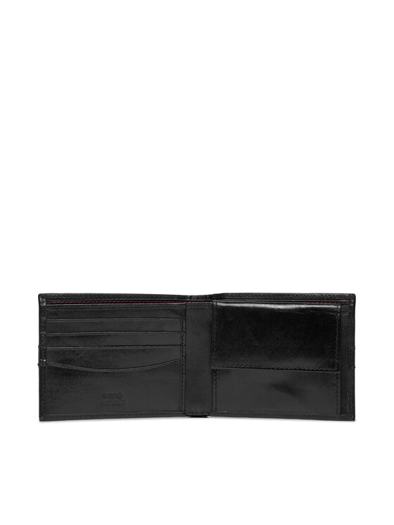 Semi Line Semi Line Große Herren Geldbörse P8265-0 Schwarz