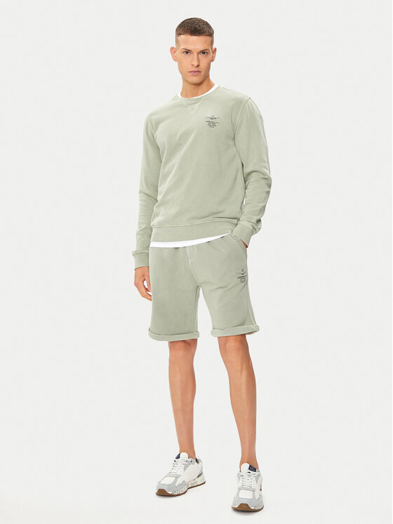 Aeronautica Militare Aeronautica Militare Felpa 241FE1870F539 Verde Regular Fit