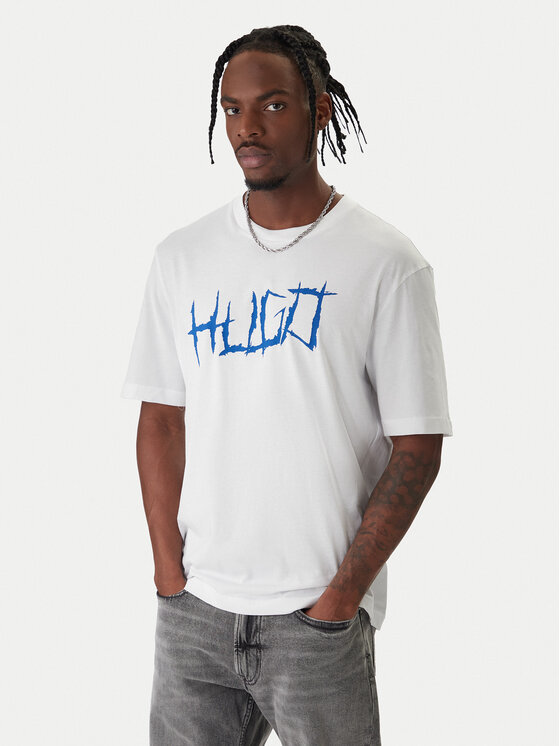 HUGO HUGO T-shirt Namerix 50554350 Bež Regular Fit