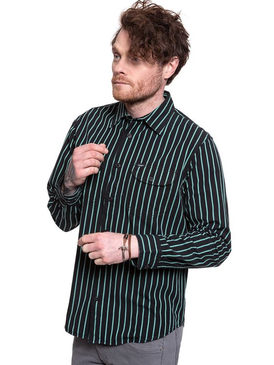 Lee Lee Camicia WORKER SHIRT Verde Regular Fit