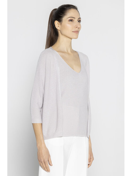 Deni Cler Milano Deni Cler Milano Kardigan T-DC-K002-E2-20-31-1 Różowy Regular Fit