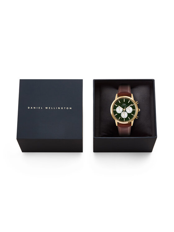 Daniel Wellington Daniel Wellington Käekell Iconic Chronograph St Mawes Arctic Panda DW00100876 Pruun