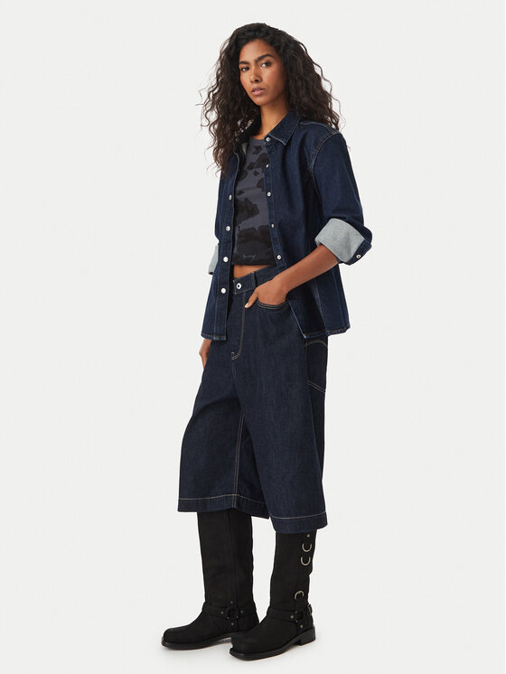G-Star Raw G-Star Raw Bermuda kratke hlače Patti D29024-D934 Mornarsko modra Regular Fit