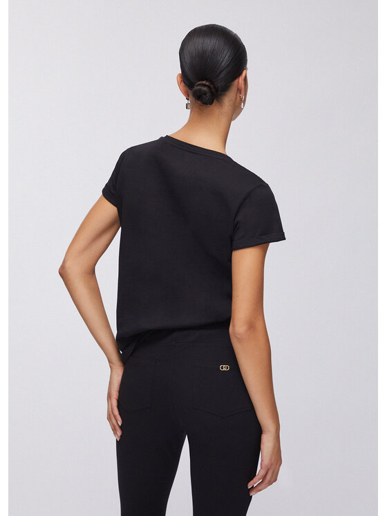 Liu Jo Liu Jo T-shirt TA6306JS923P9282 Nero Regular Fit