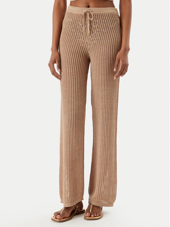 Guess Guess Плажни шортита E6GB00 Z5371 Бежов Regular Fit