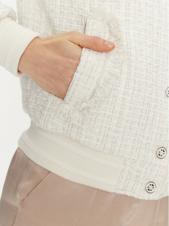 Guess Guess Átmeneti kabát W5RL10 WGVH2 Ekru Regular Fit