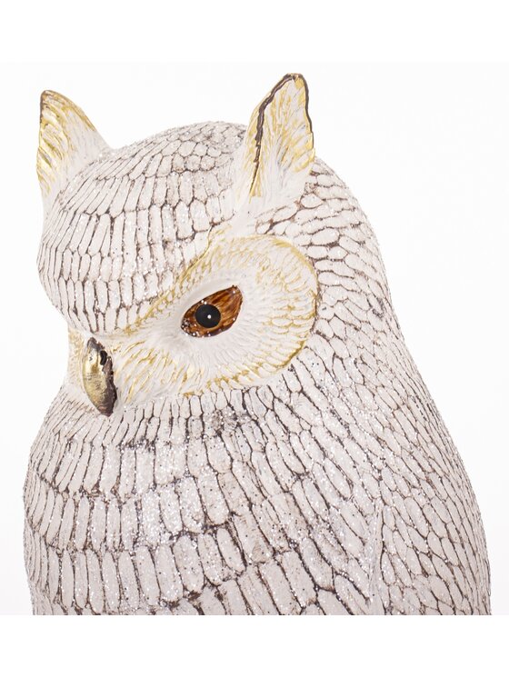 MIAhome MIAhome Figurka sowa NOCTUA-2 Biały