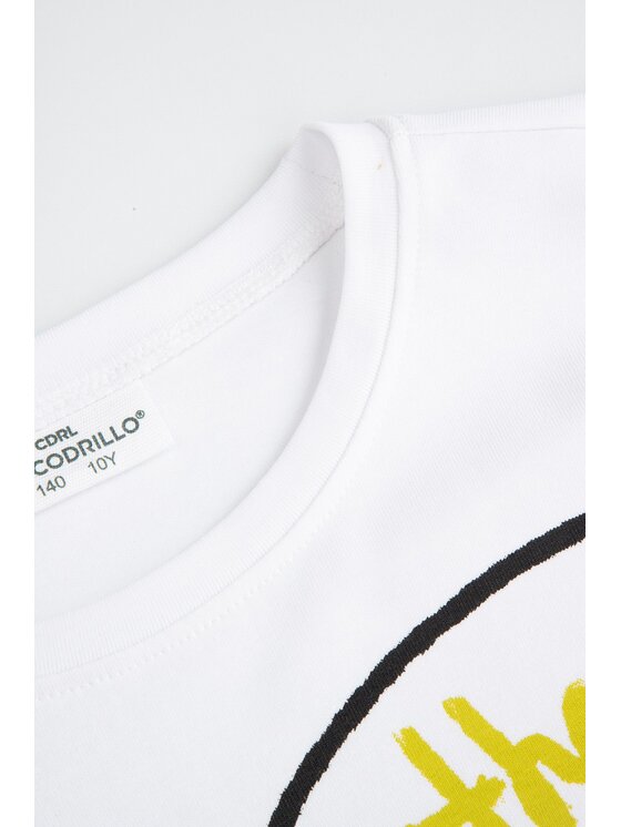 Coccodrillo Coccodrillo T-Shirt ZC5143102CGJ-001 Bílá Regular Fit