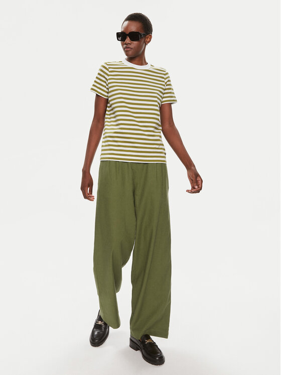 Tamaris Apparel Tamaris Apparel Hlače Cognin TAW0569 Zelena Relaxed Fit