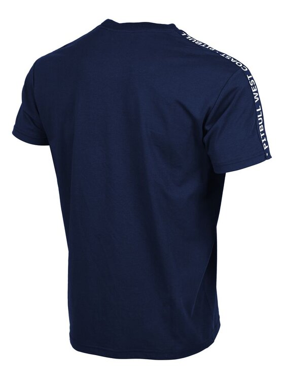 PITBULL PITBULL T-Shirt TAPE Granatowy Regular Fit