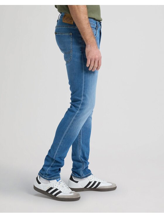 Lee Lee Jeansy LUKE Niebieski Slim Fit