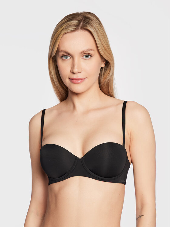 Calvin Klein Underwear Grudnjak Bardot 000QF5677E Crna