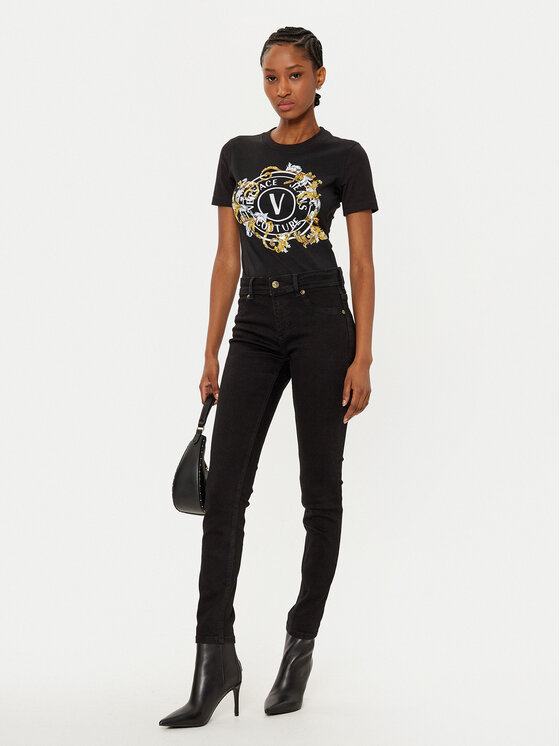 Versace Jeans Couture Versace Jeans Couture Jeans hlače 78HAB5J0 Črna Slim Fit