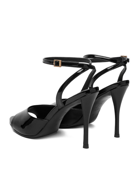 Eva Minge Eva Minge Sandali EO-FLORA-LT1605-6 Nero