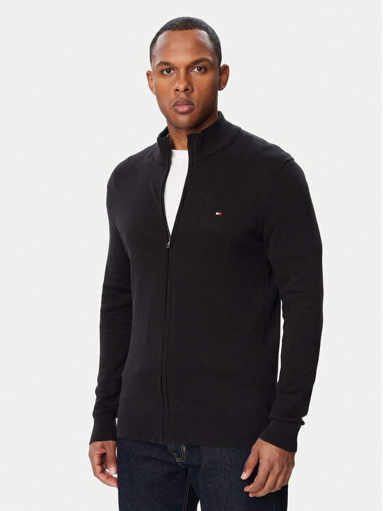 Tommy Hilfiger Tommy Hilfiger Ζακέτα Essential MW0MW36517 Μαύρο Regular Fit