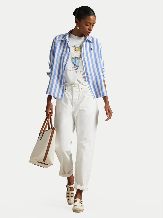 Polo Ralph Lauren Polo Ralph Lauren Póló 211965107001 Fehér Regular Fit