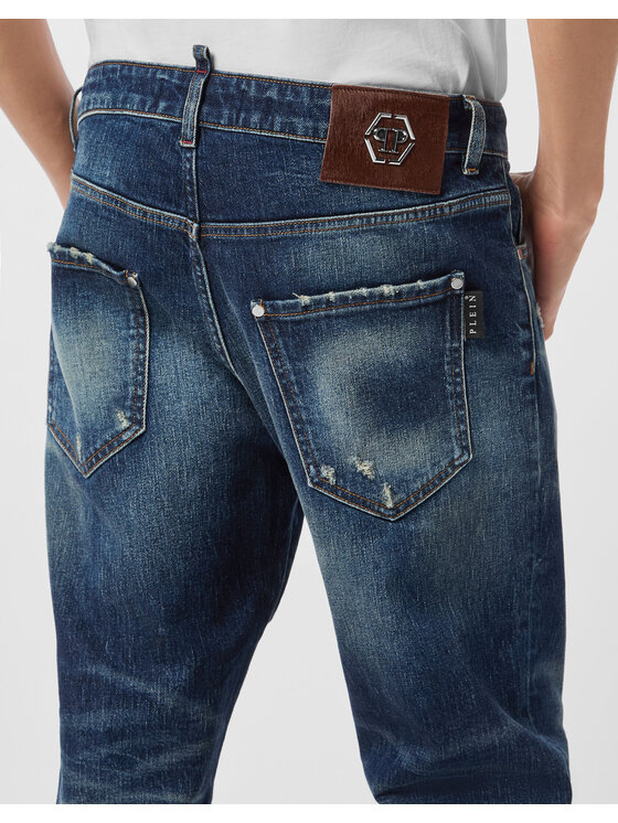 PHILIPP PLEIN PHILIPP PLEIN Jeansy 26871 Niebieski Slim Fit