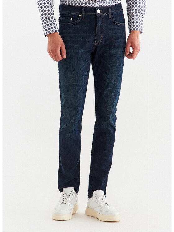 Pako Lorente Pako Lorente Jeansy P22WF-WJ-010 Granatowy Slim Fit
