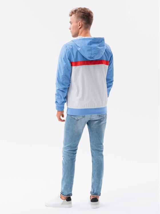 Ombre Ombre Bunda pro přechodné období C438 Modrá Regular Fit