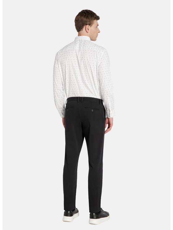 Pako Lorente Pako Lorente Spodnie materiałowe P25WB-WX-001 Granatowy Classic Fit