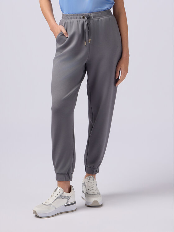 Oltre Oltre Pantaloni di tessuto P819J002273N013 Grigio Boy Fit