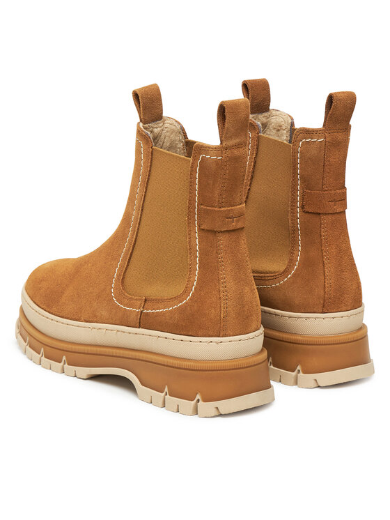 Tamaris Tamaris Kotníková obuv s elastickým prvkem 1-25808-45 Hnědá