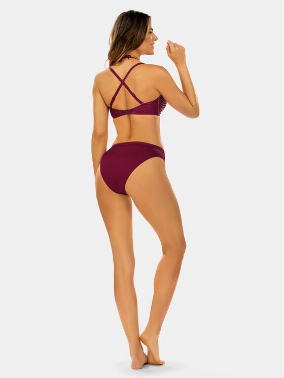 Feba Feba Bikini pezzo sopra FG189 Bordeaux
