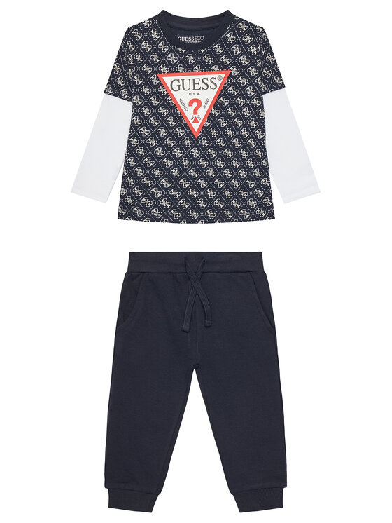 Guess Guess Compleu copii N5YG00 K8HM4 Bleumarin Regular Fit