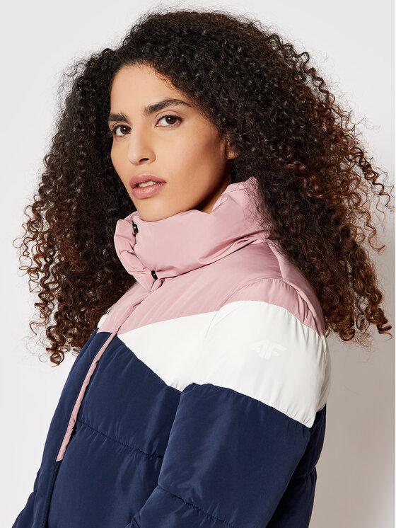 4F 4F Winterjacke H4Z21-KUDP007 Dunkelblau Regular Fit